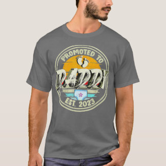 Mannen die voor het eerst naar vader 2023 zijn gep t-shirt