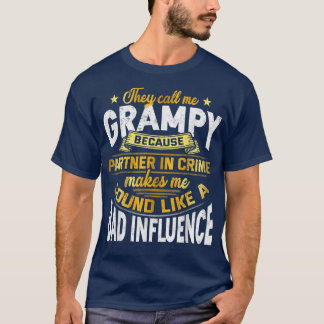 Mannen die ze me grijs noemen omdat partner in mis t-shirt