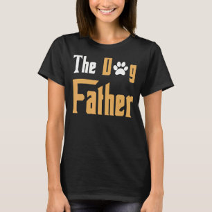 Mannen dierenhond vader beste vader gelukkige vade t-shirt