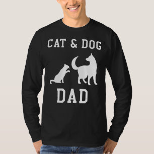 Mannen Dierenvaders Dag Poot Liefde Hond Kat Kitte T-shirt