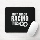 Mannen Dirt Track Racing Funny Race Quote Sprint C Muismat (Met muis)