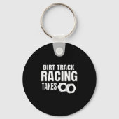 Mannen Dirt Track Racing Funny Race Quote Sprint C Sleutelhanger (Voorkant)
