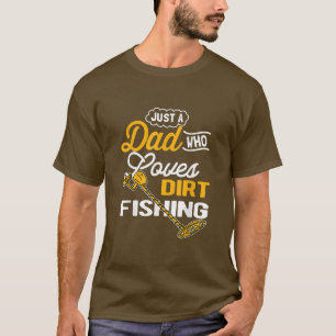 Mannen Dirt Vist Pap detecteren T-shirt