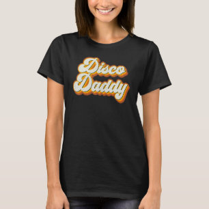 Mannen Disco Dad Retro Matching 60's 70s Party Cos T-shirt