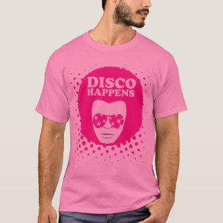 Mannen Disco gebeurt T-Shirt