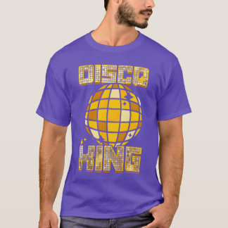 Mannen Disco Koning Dansen 70s 80s 90s Muziek retr T-shirt
