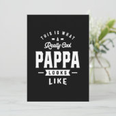 Mannen dit is wat een echte Cool Pappa Gift Kaart (Staand voorkant)