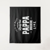 Mannen dit is wat een echte Cool Pappa Gift Wandkleed (Voorkant)