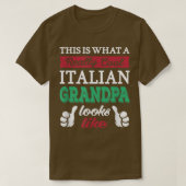 Mannen dit is wat een echte klote Italiaanse opa L T-shirt (Design voorkant)