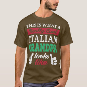 Mannen dit is wat een echte klote Italiaanse opa L T-shirt