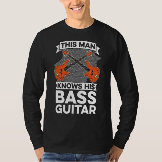Mannen Dit Man kent zijn bassist Bas T-shirt