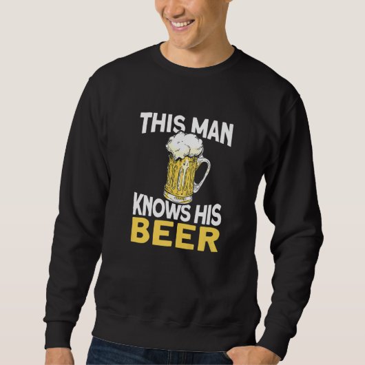 Mannen Dit Man kent zijn bierbrouwerij IPA Craft B Trui (Voorkant)