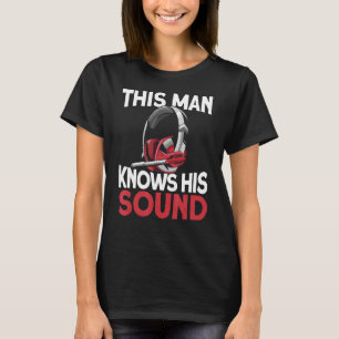 Mannen Dit Man kent zijn geluidsproducent Audi T-shirt