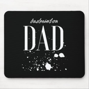 Mannen Dminton Dad Game Day Grootste Fan Trotse Ou Muismat