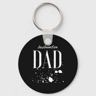 Mannen Dminton Dad Game Day Grootste Fan Trotse Ou Sleutelhanger