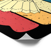 Mannen Dminton Grappig  Grappig Cadeau Idee Poster (Hoek)