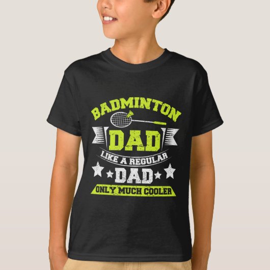 Mannen Dminton pa als een gewone vader alleen veel T-shirt (Voorkant)