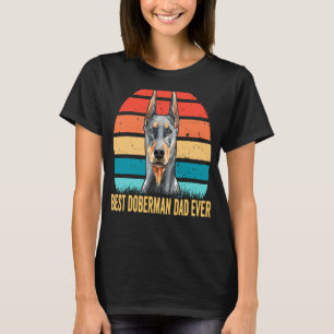 Mannen Doberman Dog Dad Beste Doberman Vader Ooit T-shirt