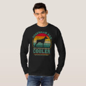 Mannen doberman vader als een gewone vader, maar k t-shirt (Voorkant volledig)