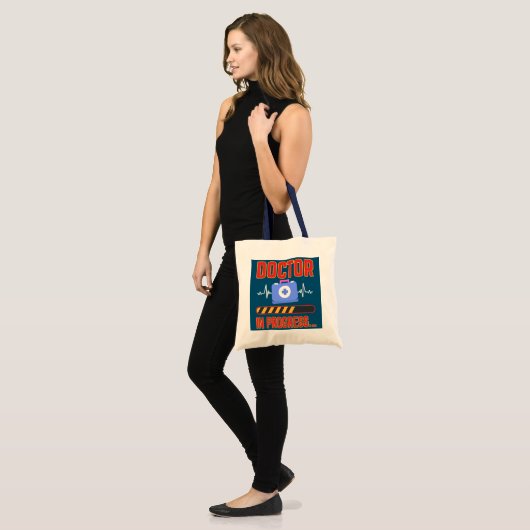 Mannen docent geneeskunde tote bag (Voorkant (model))