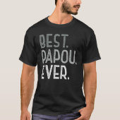 Mannen document T voor opa-Mannen Vaderdag Beste p T-shirt (Voorkant)