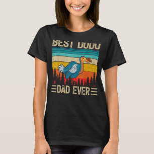 Mannen dodo vogel Vintage beste dodo vader ooit' T-shirt
