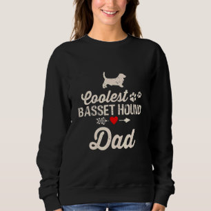 Mannen Dog Dad Koudste Basset Hound Dad Pet Owner Trui