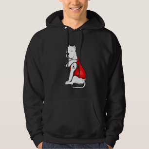 Mannen Dogo Argentino Dog Tattoo I Love Father's D Hoodie