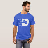 Mannen Dolphin T-shirt, Royal T-shirt (Voorkant volledig)