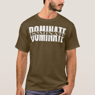 Mannen DOMINAAT Gym Fitness Workout Bodybuilding M T-shirt