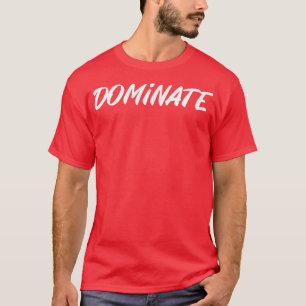 Mannen DOMINAAT Gym Fitness Workout Bodybuilding M T-shirt