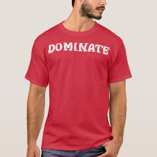 Mannen DOMINAAT Gym Fitness Workout Bodybuilding M T-shirt