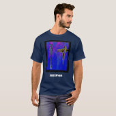 Mannen donkere T-shirt (Voorkant volledig)