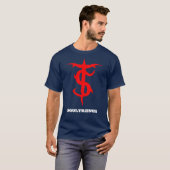 Mannen donkere T-shirt (Voorkant volledig)