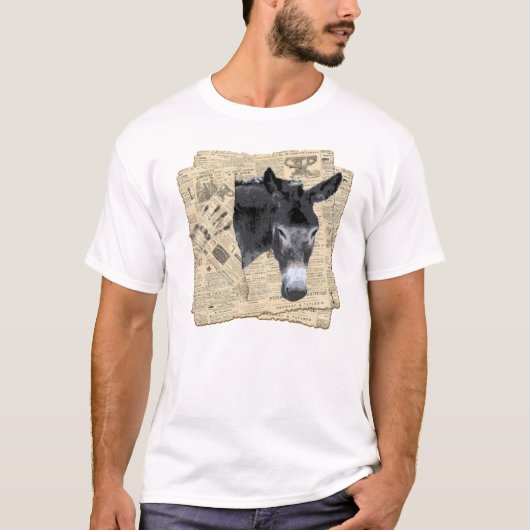 Mannen Donkey T-shirt (Voorkant)