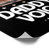 Mannen Dont Laat me Mijn Papa Voice Grappig Gay Be Poster (Hoek)