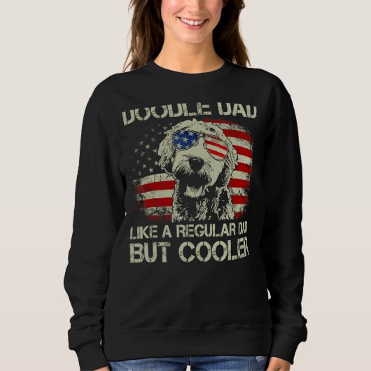 Mannen doodle pa Goldendole Regular Dad but Coole Trui (Voorkant)