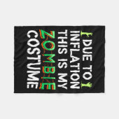 Mannen Door Iation Dit Is Zombie Kostuum Grappig Fleece Deken (Voorkant (Horizontaal))