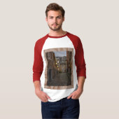 Mannen Dorpsportret T-shirt (Voorkant volledig)