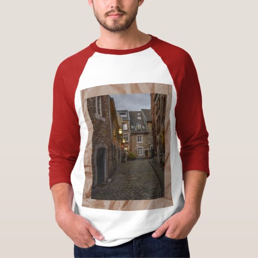 Mannen Dorpsportret T-shirt (Voorkant)