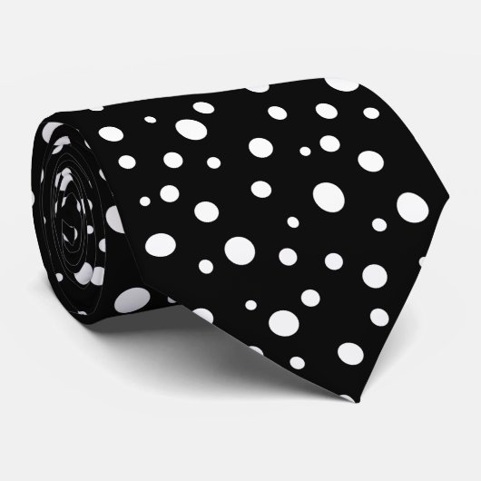 Mannen Dots Stropdas (Opgerold)