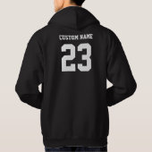 Mannen douanenaam Red Class of 2021 Senior Hoodie (Achterkant)