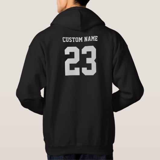Mannen douanenaam Red Class of 2021 Senior Hoodie (Achterkant)