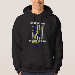 Mannen-downsyndroom Bewustmaking pa Daughter Warri Hoodie