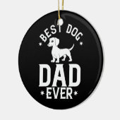 Mannen Doxie Dachshund Dog Puppies Eigenaar Lover Keramisch Ornament (Links)