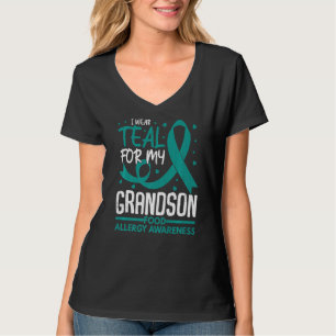 Mannen Draag voor grootzoon voedselallergie T-shirt