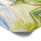 Mannen draaien naar de zon | Edvard Munch Poster (Hoek)