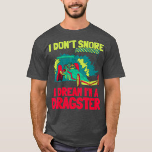 Mannen dragster rekrutering racistische stookolie t-shirt