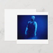 Mannen drake Name T-Shirt Lightwed Kaart (Voorkant / Achterkant)