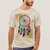Mannen Dreamcatcher Sand T-shirt (Voorkant)
